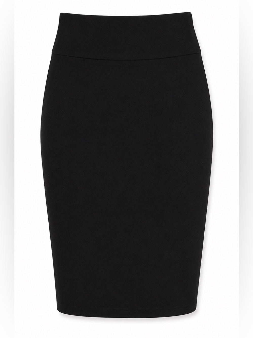 Classic Black Pencil Skirt